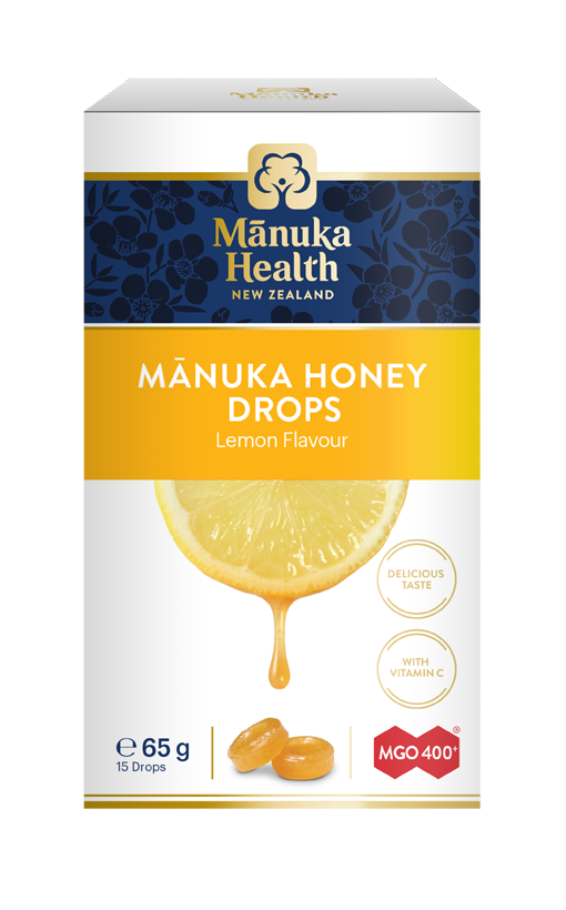 E-shop Manuka Health Cukríky s Manuka medom MGO™ 400+ citrón Hmotnosť: 65 g