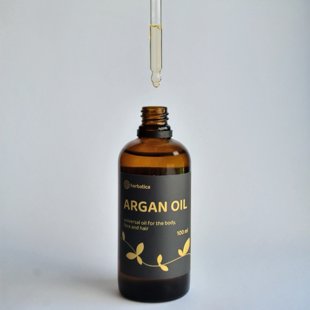 Arganový olej 100% BIO prírodný, za studena lisovaný - Herbatica Objem: 50 ml