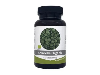 58110 nutrikraft chlorella tabs 500mg organic front