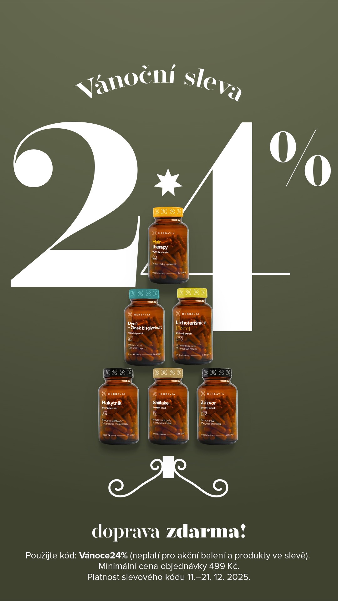 Vánoční sleva Herbavia