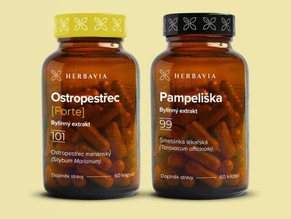 Ostropestřec FORTE + Pampeliška