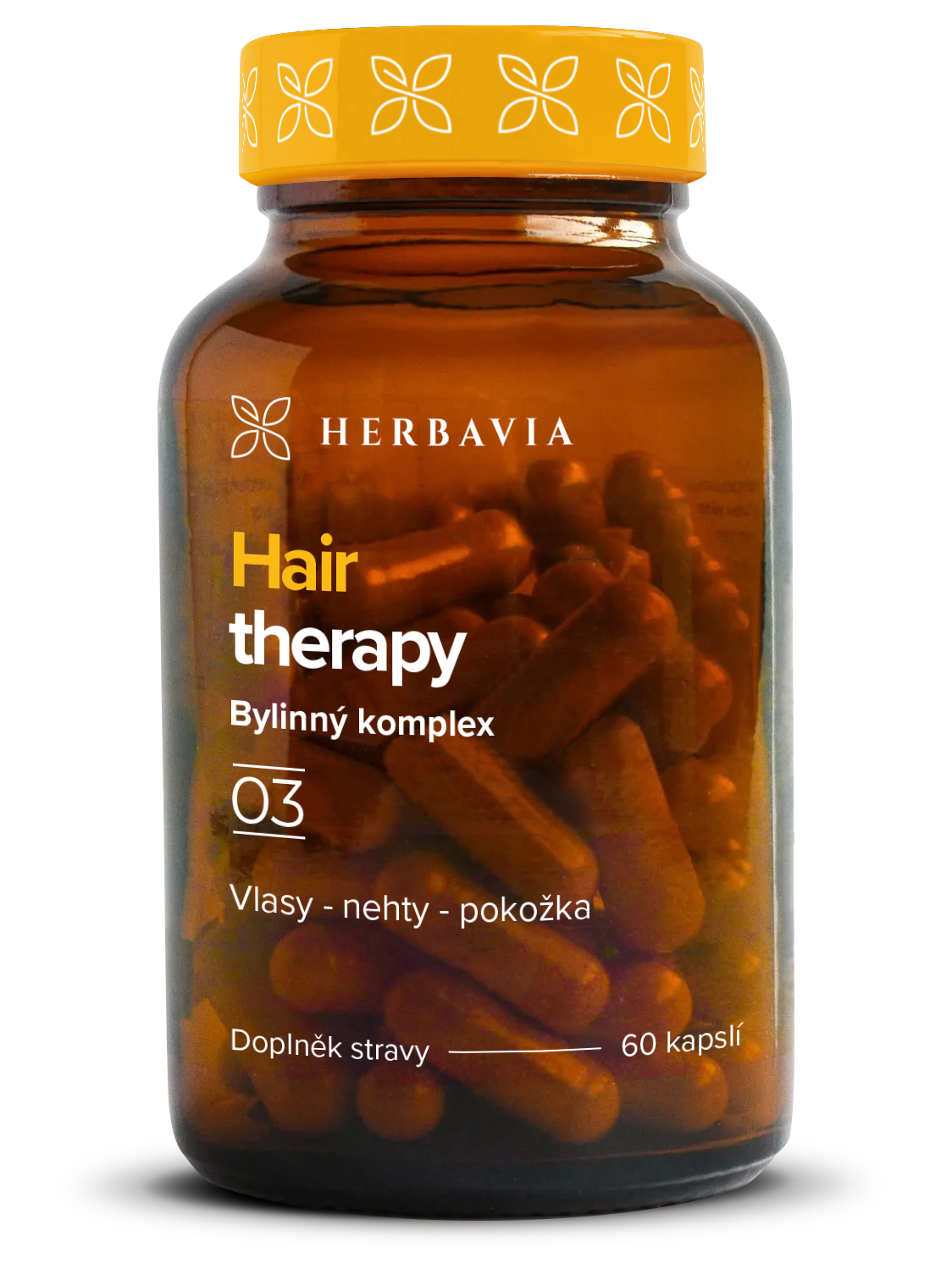 Hair therapy bylinný komplex - 60 kapslí / Herbavia.cz Kapsle: SKLO