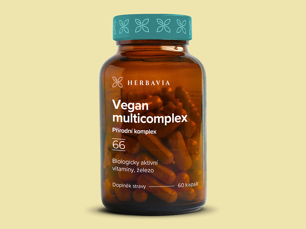 Levně Vegan komplex - železo - multivitamín - 60 kapslí / Herbavia.cz