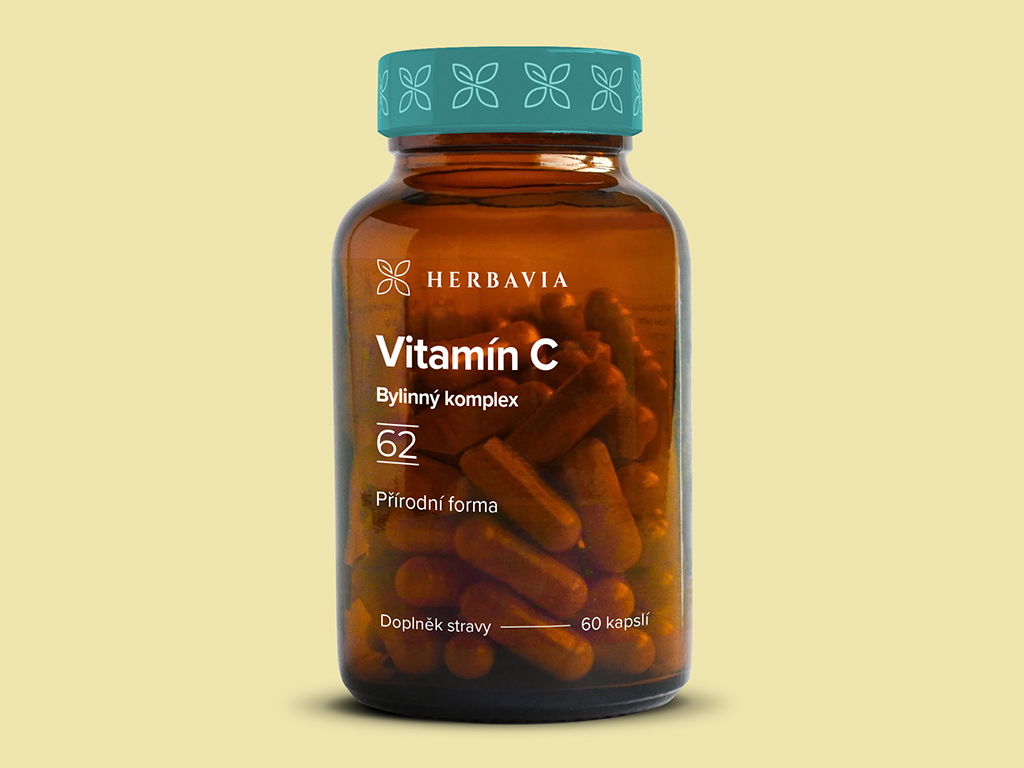 Levně Přírodní vitamín C bylinný komplex - 60 kapslí / Herbavia.cz