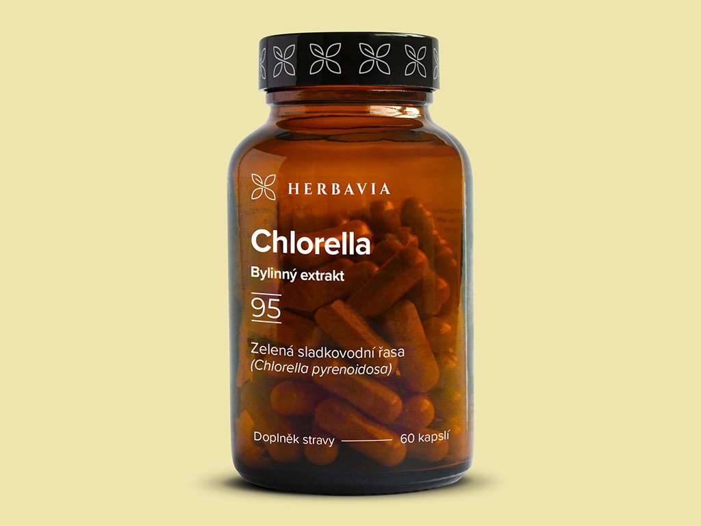 Levně Chlorella přírodní extrakt - 60 kapslí / Herbavia.cz