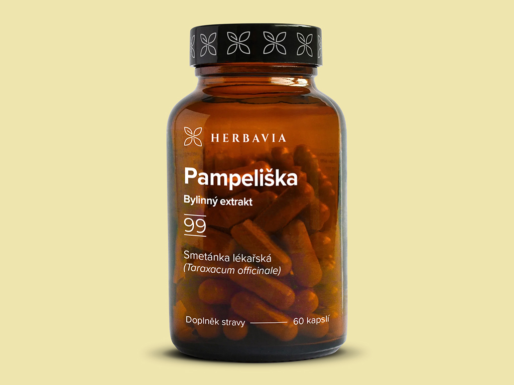 Levně Pampeliška bylinný extrakt - 60 kapslí / Herbavia.cz