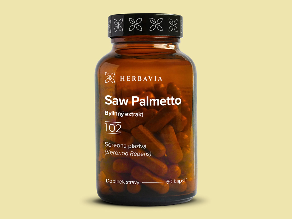 Levně SAW PALMETTO bylinný extrakt - 60 kapslí / Herbavia.cz