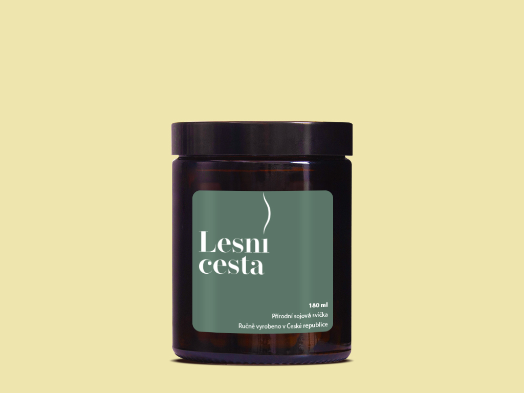 Herbavia Sojová svíčka - LESNÍ CESTA - 180 ml