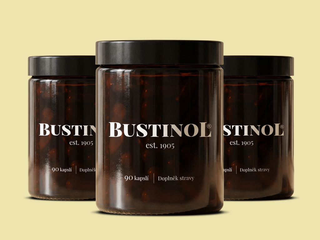 Levně BUSTINOL REFILL PACKbylinný extrakt - 90 kapslí / Herbavia.cz