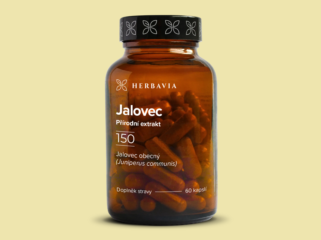 Levně Herbavia-Jalovec-Juniper -Juniperus communis -60 kapslí- extrakt - Doplněk stravy