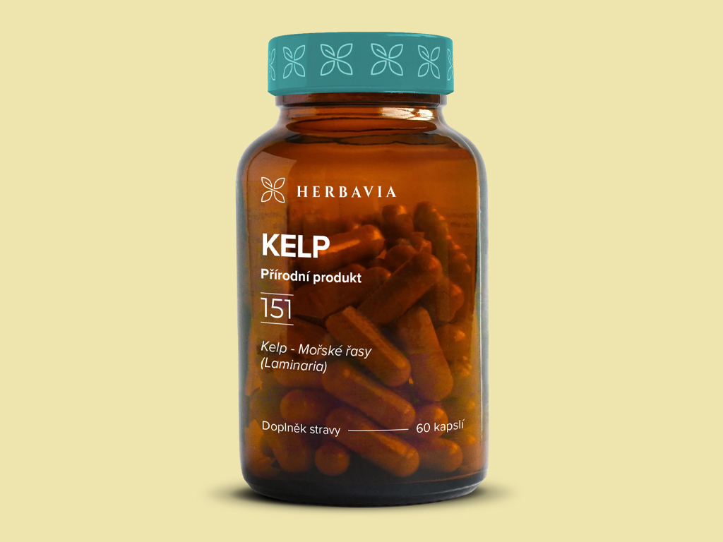 Levně Herbavia - Kelp - Jód - Doplněk stravy