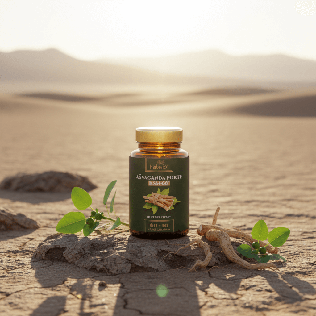 Ašvaganda kapsle Forte
