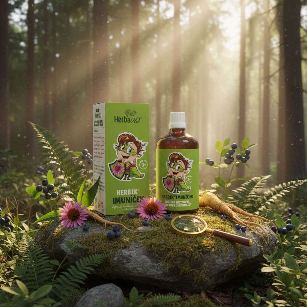 Herbik Imuníček – bezalkoholová tinktura z Echinacey pro děti