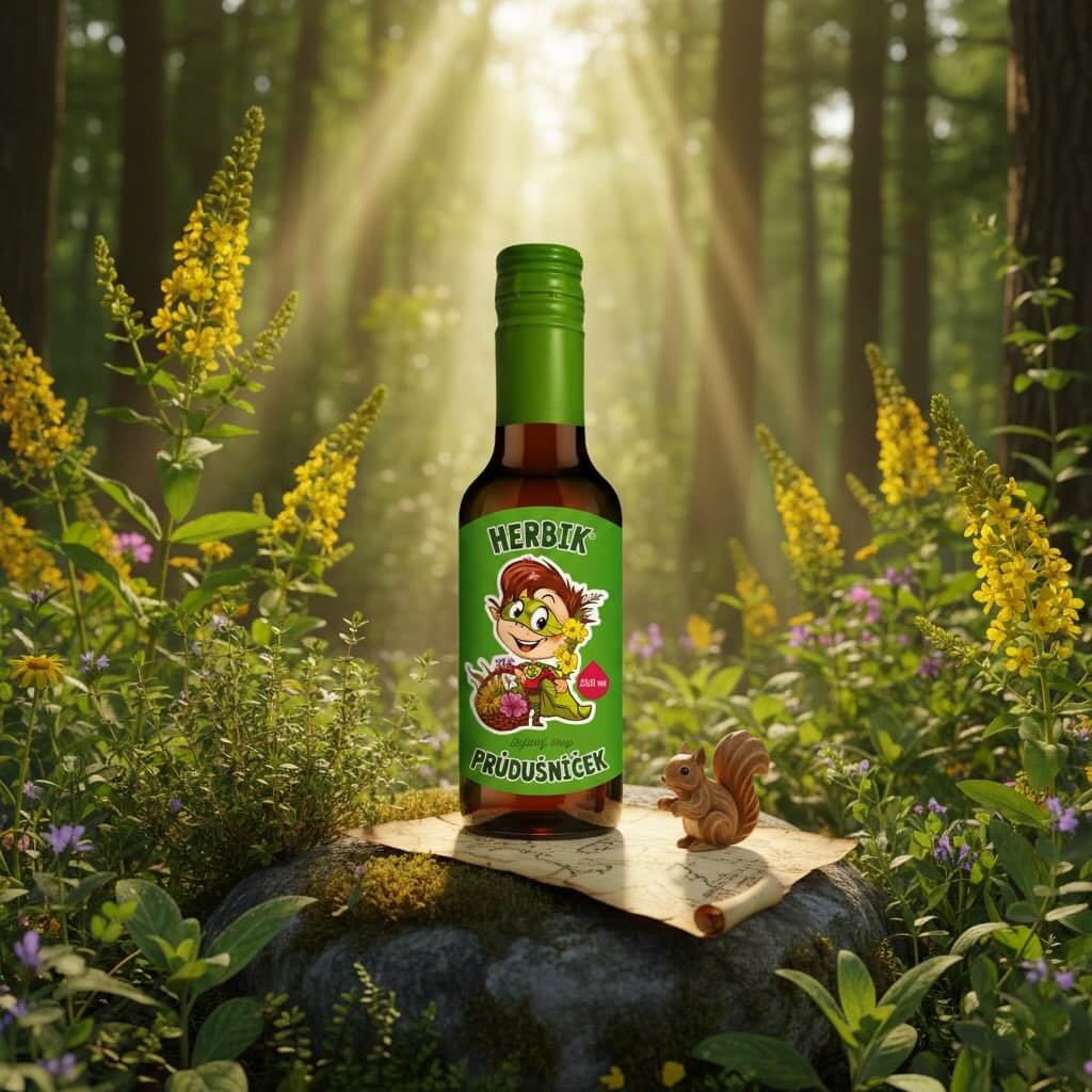 Herbík Průdušníček Sirup