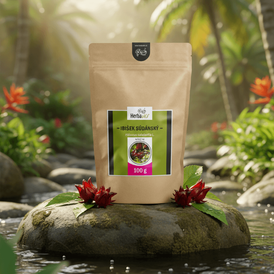 Ibišek súdánský Karkade - sušený květ