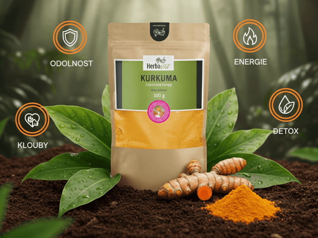 Kurkuma prášek Herbavis banner
