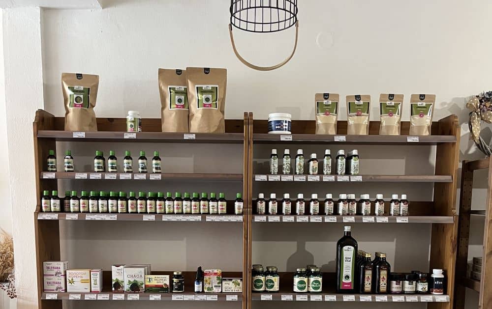 Herbavis produkty v prodejně Bylinářství U chytré Horákyně