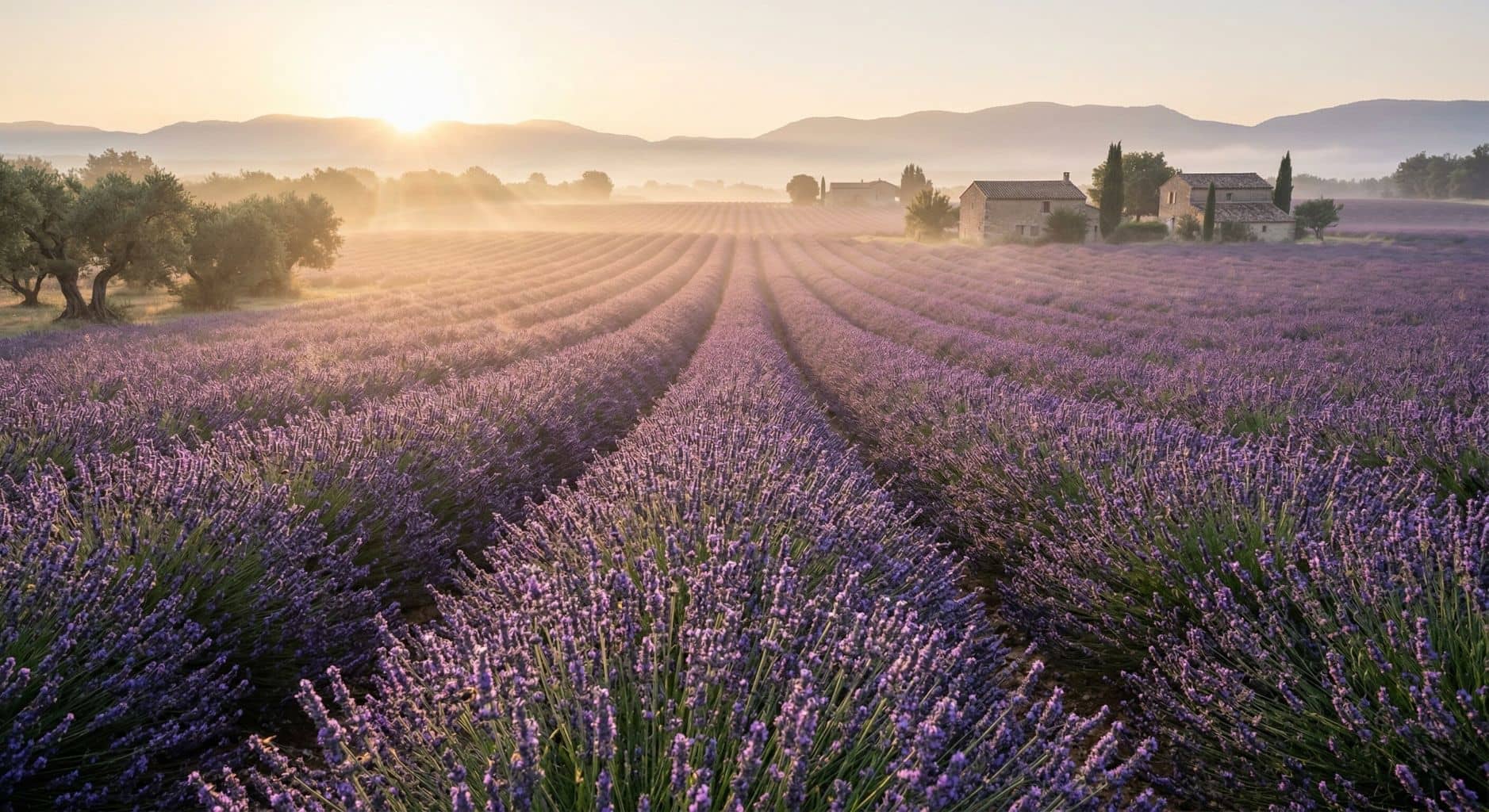 Lány kvetoucí fialové levandule