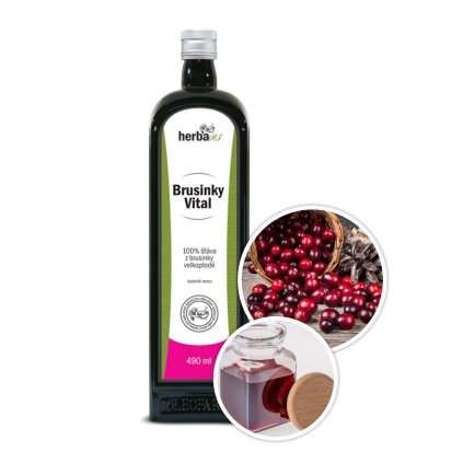 Šťáva z Brusinky velkoplodé BrusinkyVital