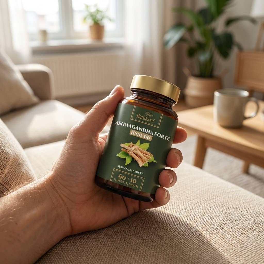 Ashwagandha FORTE KSM-66 - Ekstrakt Premium