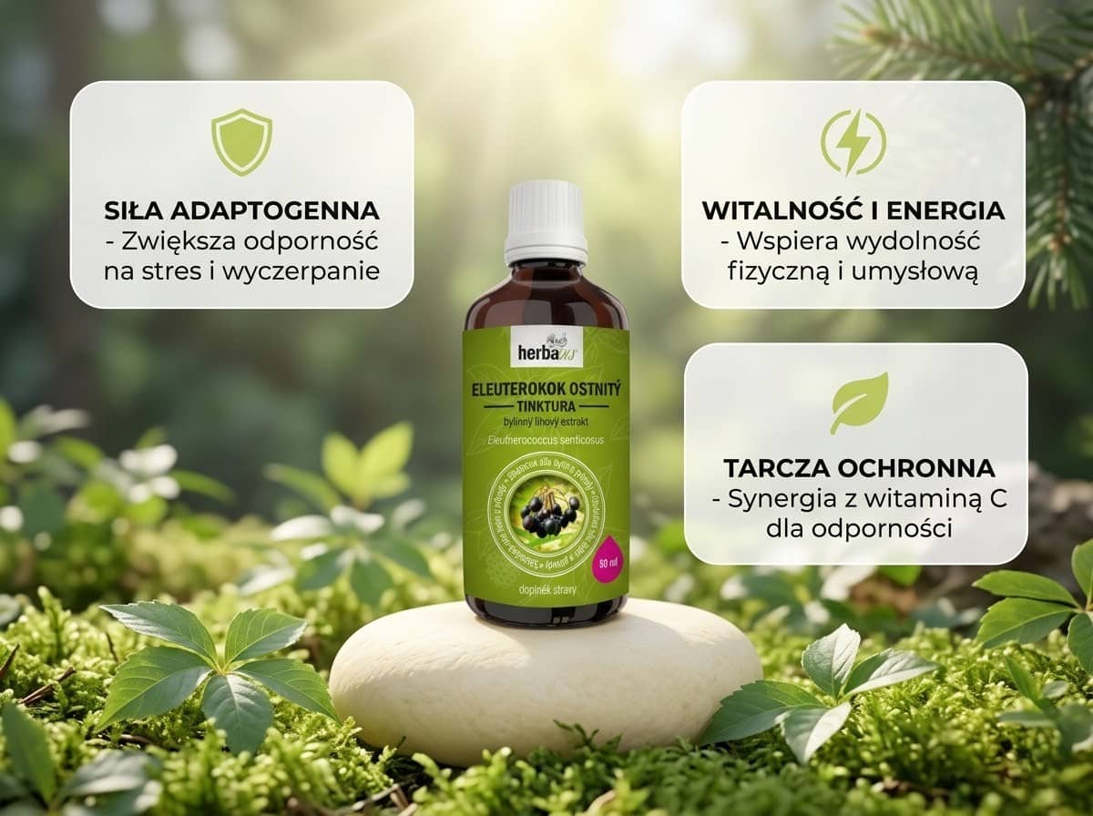 Nalewka z Żeń-szenia syberyjskiego (Eleuterokok) – wsparcie odporności i układu nerwowego