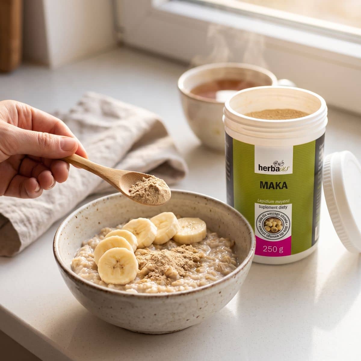 Dawkowanie proszku Maca peruwiańska, opakowanie 250 g