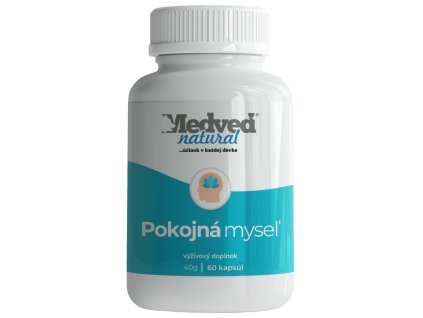 medved natural pokojna mysel 60 kapsul 1730730321