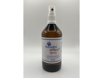 Koloidné striebro sprej 0,2l koncentrácia: 20ppm
