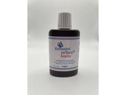 Koloidné striebro kvapky 50ml koncentrácia 5ppm