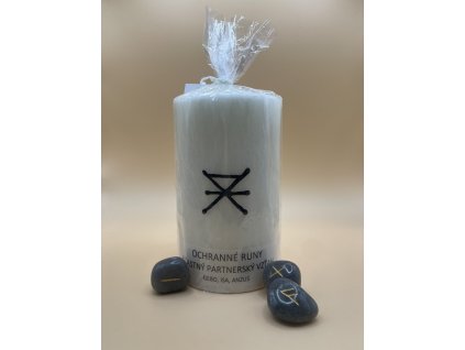 Runová sviečka Šťastný Partnerský Vzťah