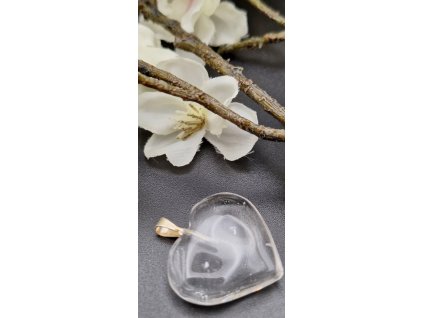 Prívesok Krištál srdiečko