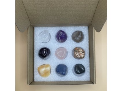 Set tromlovaných kameňov
