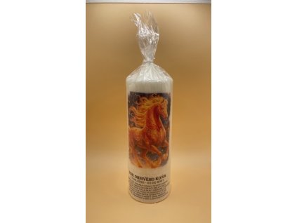 Sviečka ohnivý kôň 60x150