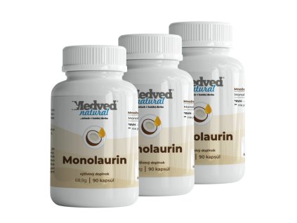 3x medved natural monolaurin 90 kapsul 1769153907