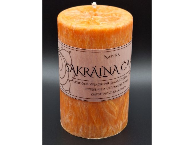 Sviečka Sakrálna čakra