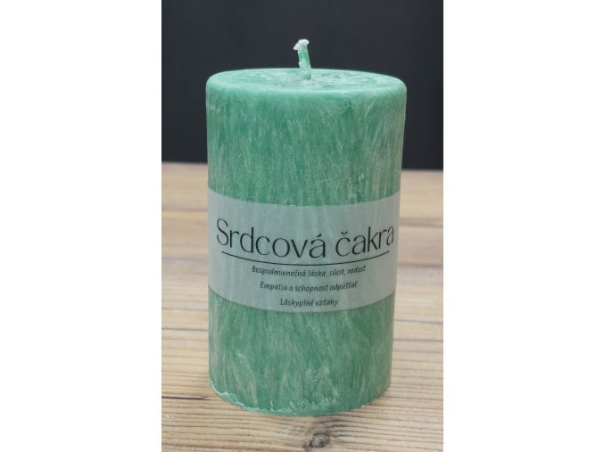 Sviečka srdcová čakra