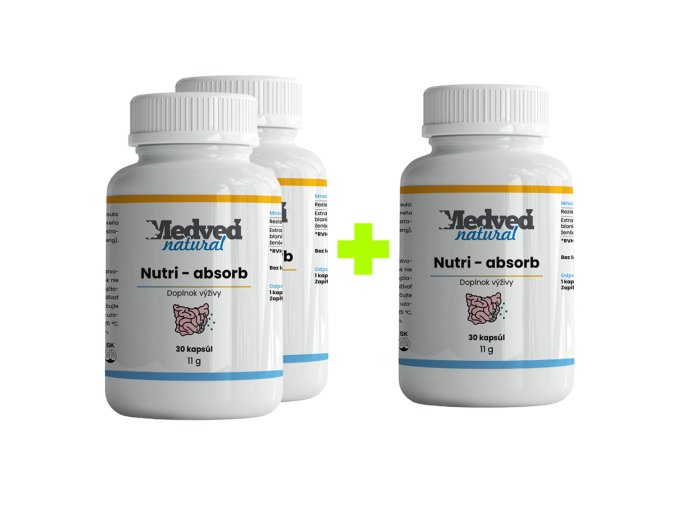 2x nutri absorb po 30 kapsul 1x nutri absorb zadarmo 90 kapsul spolu 1723018602