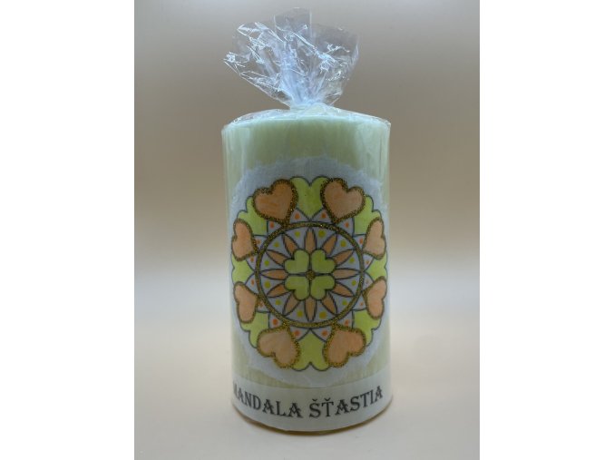 Sviečka Mandala Šťastia