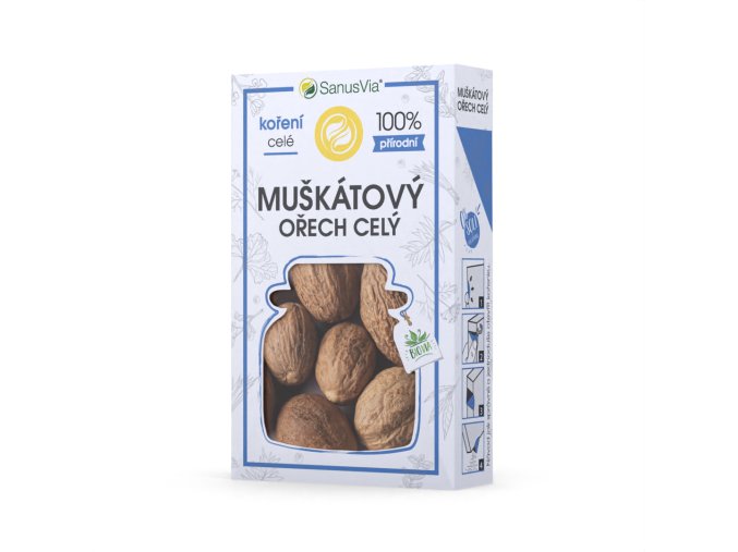 Muškátový orech celý, bio 23g