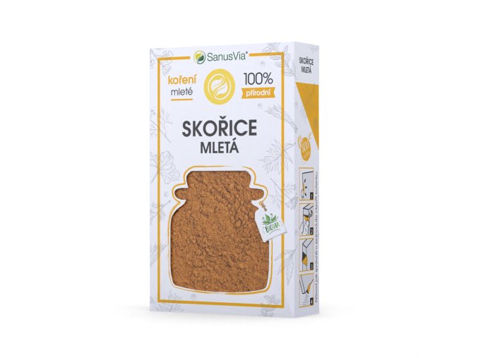 Škorica mletá, bio 34g