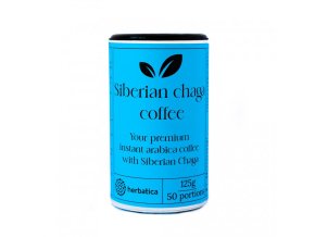 16031 1 sibirska caga s premiovou instantnou kavou arabica 125g herbatica