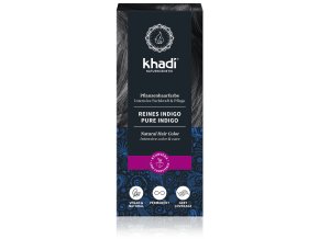 khadi rostlinna barva na vlasy ciste indigo 302 l