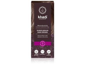 khadi rostlinna barva na vlasy tmave hneda 299 l