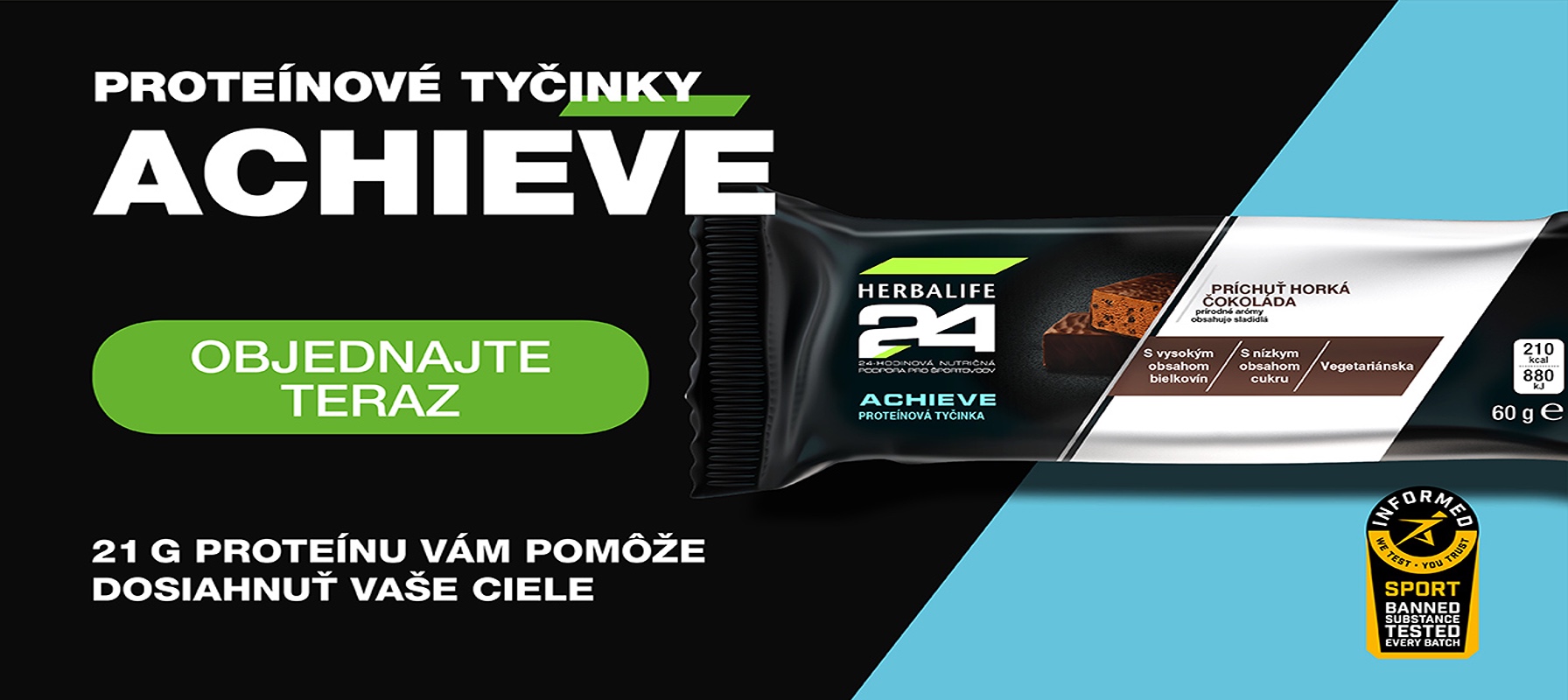 Proteinová Tyčinka H24 Achieve