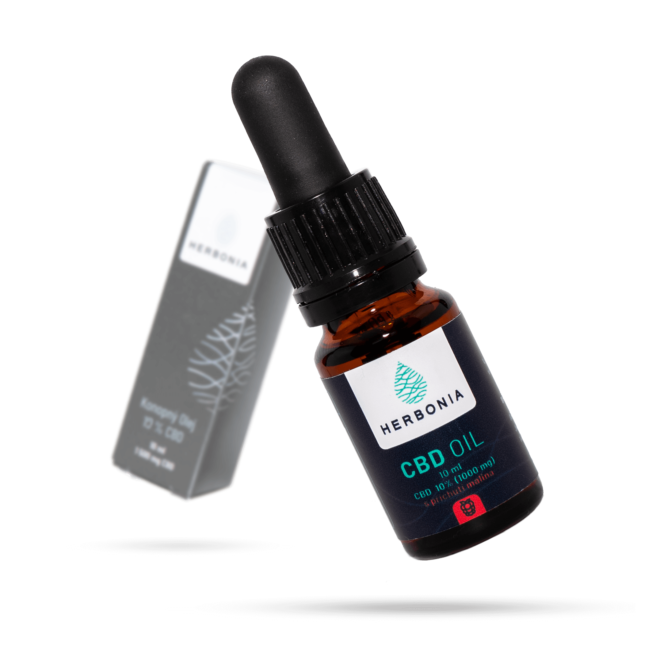 10% Ochucený konopný olej, 1000 mg CBD, 10 ml Typ: Malina