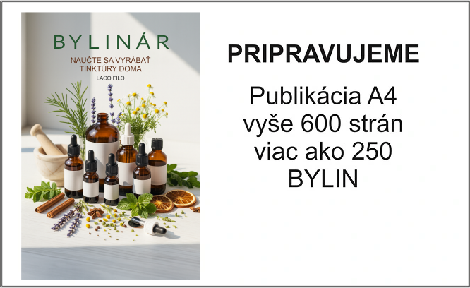 Bylinár - naučte sa vyrábať tinktúry doma
