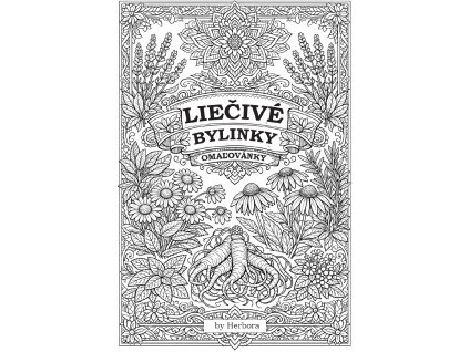 Omaľovánky pre dospelých liečivé byliny
