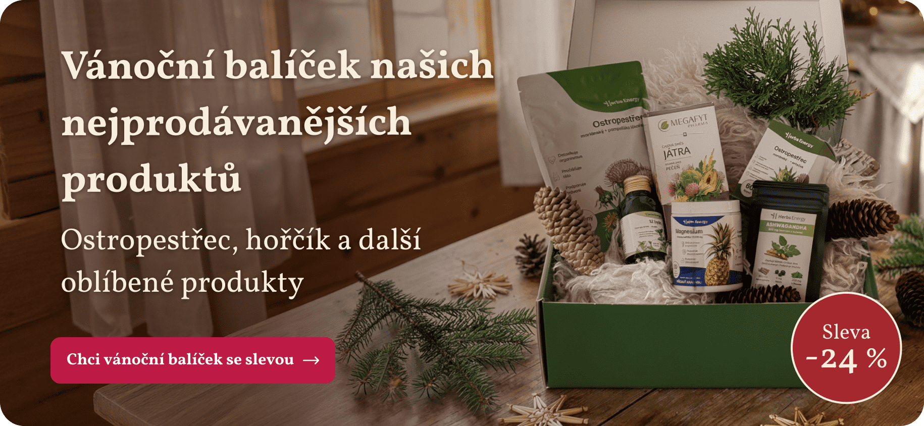 Vánoční bylinný balíček