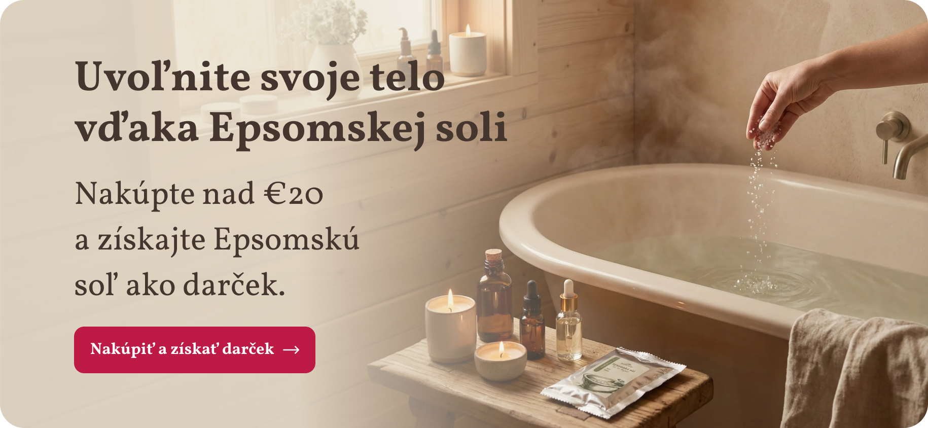 Dárek zdarma epsomská sůl