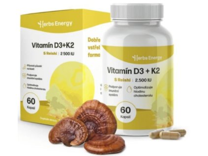 Vitamín D3 + K2 (2 500 IU)